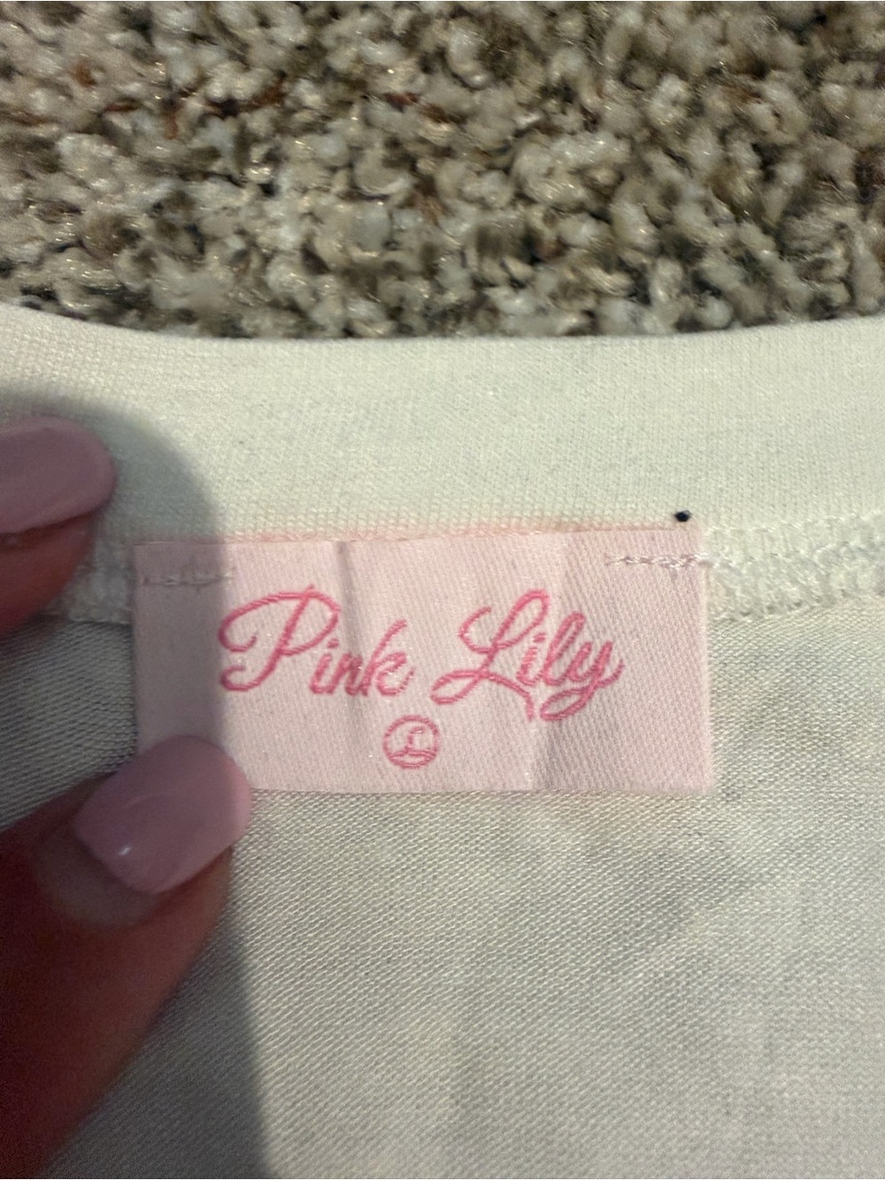 PINK LILY Classic White Short-Sleeve Bodysuit Top - Picture 2 of 2